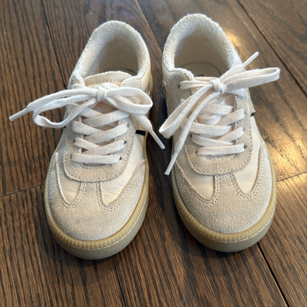 Zara unisex sneakers leather and suede